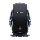 Havit W3034 15W Car Wireless Charger Phone Holder – Fast Charging Qi Enabled In-Car Mount for Smartphones, Navigation, and Hands-Free Driving