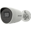 Hikvision DS-2CD2046G2-IU/SL 4MP Strobe Light and Audible Warning Fixed Mini Bullet – High-definition security camera with smart detection, strobe light, and audio warning for enhanced protection and real-time deterrence