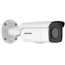 Hikvision DS-2CD2T87G2-LSU/SL 8 MP ColorVu Strobe Light and Audible Warning Fixed Bullet Network Camera – High-resolution security camera that delivers clear full-color surveillance with smart light and sound alerts for enhanced protection