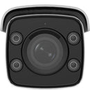 Hikvision DS-2CD2T87G2-LSU/SL 8 MP ColorVu Strobe Light and Audible Warning Fixed Bullet Network Camera – High-resolution security camera that delivers clear full-color surveillance with smart light and sound alerts for enhanced protection