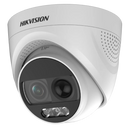 Hikvision DS-2CE72DF3T-PIRXOS (2.8mm) 2MP ColorVu PIR Siren Audio Fixed Turret Camera – High-quality surveillance camera with full-color night vision, motion detection, and built-in audio siren for enhanced security monitoring