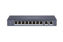 Hikvision DS-3E0310P-E/M 8 Port Fast Ethernet Unmanaged POE Switch – Reliable network connectivity with Power over Ethernet for easy device installation and efficient data transmission