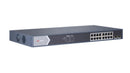 Hikvision DS-3E0518P-E/M 16-Port Gigabit Unmanaged PoE Switch – Reliable network connectivity with power and data delivery for PoE-enabled devices
