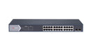 Hikvision DS-3E1526P-SI Smart Managed 24-Port Gigabit PoE Switch – Provides reliable high-speed network connectivity and power over Ethernet for efficient surveillance and business networking systems
