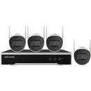 Hikvision DS-NK42W0H-IT 2MP H.265 Bullet WiFi Kit – Wireless security camera kit that delivers clear 2MP surveillance with efficient H.265 video compression for reliable home and business monitoring