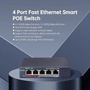 Hikvision DS-3E1105P-EI/M- 4 Port Fast Ethernet Smart POE Switch