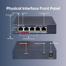 Hikvision DS-3E1105P-EI/M- 4 Port Fast Ethernet Smart POE Switch