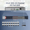 Hikvision DS-3E1318P-EI/M - 16 Port Fast Ethernet Smart POE Switch