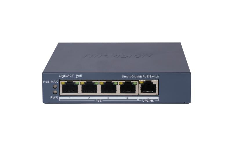 Hikvision DS-3E1505P-EI/M- 4 Port Gigabit Smart POE Switch
