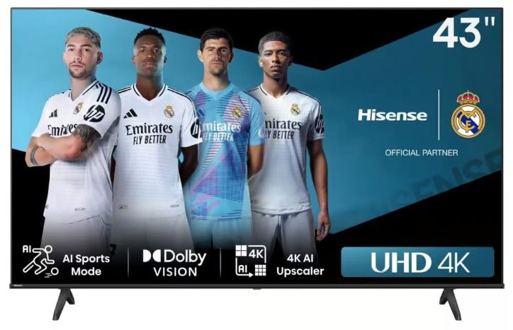 Hisense 43A6Q 43-Inch 4K UHD QLED Smart TV