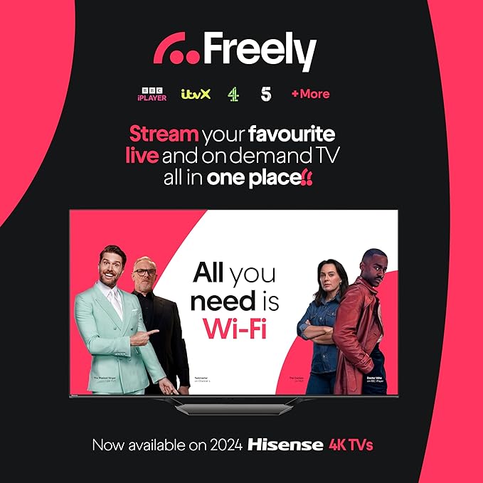 Hisense 55A6NKEN 55-inch 4k UHD Frameless Smart Television