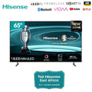 Hisense 65U6N 65″ ULED Pro Mini‑LED 4K TV – Premium Ultra HD Display with Pro‑Level Picture Engine, HDR, and Smart Features for Home Entertainment and Gaming