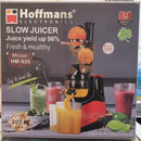 Hoffmans HM-635 200W Electronic Slow Juicer - Efficient slow juicing for maximum nutrient retention and high juice yield