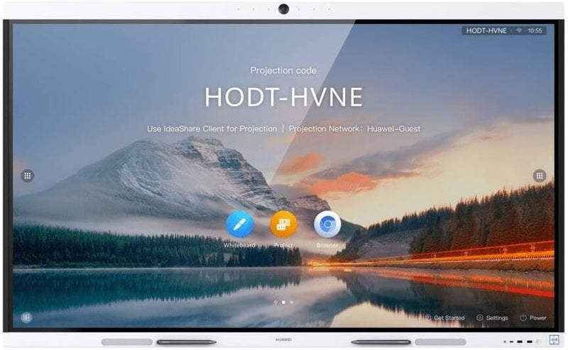 Huawei IdeaHub B2 IHB2-65PU Smart Interactive Whiteboard - 65" 4K UHD D-LED Conference Screen Display, 4GB RAM, 32GB Flash Memory, Smart Monitor