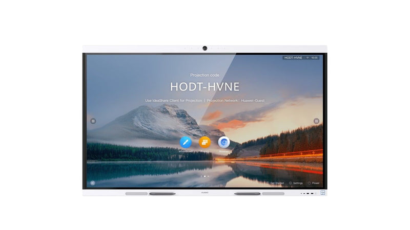 Huawei Ideahub B2 IHB2-86PU Smart Whiteboard - 86-Inch Intelligent Monitor, 4K Screen Display, 4GB RAM, 32GB Flash