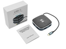 Infobit 9-in-1 USB-C Docking Station with Wireless Charger – Type-C Hub with 4K HDMI, Ethernet, SD Card Reader, USB 3.0 Ports for Laptop & MacBook