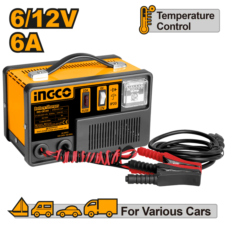 Ingco ING-CB1501 Battery Charger