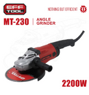 EFFTool MT-230 Angle Grinder - Heavy-Duty 9” Electric Grinder for Cutting &amp; Grinding