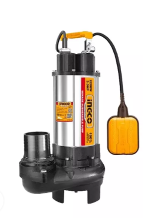 INGCO SPDB22008 Sewage Submersible Pump – Heavy-Duty 2.2HP Drainage Pump - Durable Electric Motor