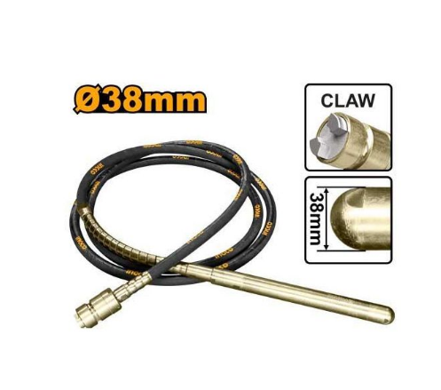 Ingco VBP1381 Concrete Vibrator Poker 38mm – Heavy-Duty Electric Compactor Tool