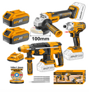 Ingco CKLI20157 Li-Ion Cordless 2PCS Combo Kit – Drill &amp; Impact Driver Power Tool Set