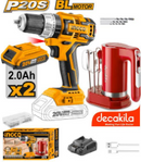 INGCO COSLI23023 Lithium-Ion Cordless 2-Pcs Combo Kit – Powerful Portable Power Tools Set