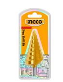 INGCO Step Drill Bit AKSDS10453 – High-Speed Steel Step Bit for Metal, Wood &amp; Plastic - 4–12mm Drill Accessory