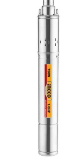 Ingco SWP7501 3" Screw Water Pump 750W (1.0HP) – 220V Submersible Pump for Deep Wells &amp; Boreholes