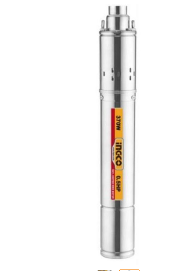 Ingco SWP3701 3" Screw Water Pump 370W (0.5HP) – 220V Submersible Pump for Deep Wells &amp; Boreholes