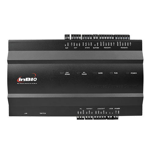 ZKTeco Inbio 160 1 door Controller 4 (2*RS-485 Readers, 2* 26/34-bit Wiegand Readers)
