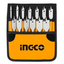 Ingco AKD41301 13 Pcs flat wood drill bits set