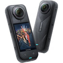 Insta360 X5 360 Action Camera Essentials Bundle – Professional 360° Waterproof Action Camera Kit with Dual Lens, 5.7K Capture, and Comprehensive Accessories for Adventure, Travel, and Content Creation