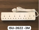 Itel ISU-2622 3m 6 way extension- Provides safe and convenient power distribution for multiple devices at home, office, or workstation