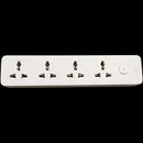 Itel ISU-6421W 4 way universal extension – Provides safe and convenient multiple power connections for home and office devices, helping organize and manage electrical usage efficiently