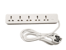 Itel ISU-6521W 5 way universal extension - Provides safe and reliable multi-device power connection, making it ideal for home and office electrical setups
