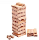 Wooden Jenga Block Game 54 pcs