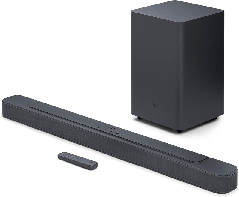 JBL BAR Deep Bass (MK2) Soundbar 300W Soundbar with Down-Firing Wireless Subwoofer, Channel, Built-in Dolby Digital, Bluetooth,