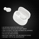 JBL TUNE BUDS 2 True Wireless Noise Cancelling Earbuds – Professional Heavy Duty Bluetooth Earphones for Music, Travel, Office, and Industrial Use