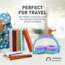 Promate JEWEL HD Stereo KidSafe Wired Headset (Aqua) – Safe High-Definition Audio Headphones for Children, Learning, Gaming, and Multimedia Use