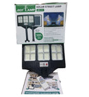 JSOT JS-117 500W Solar Street Lamp – Outdoor LED Solar Street Light with Motion Sensor & Remote