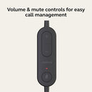 Jabra E-volve 10 USB-A Wired Stereo Headset with noise-canceling mic and leatherette ear cushions - 2699-820-109