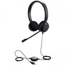 Jabra Evolve 20 Wired Stereo Headset USB-A Noise Cancelling Microphone 4999-823-169 – Professional Grade Office Headset for Calls, Customer Support, and Unified Communications