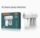Nano K5 Blue Light Aftershave Atomizer Sprayer Gun – Portable Facial Mist & Skin Care Spray for Men