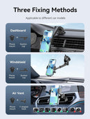 Vention KCVB0 One Touch Holder - Clamping Car Phone Square Stand Mount With Suction Cup