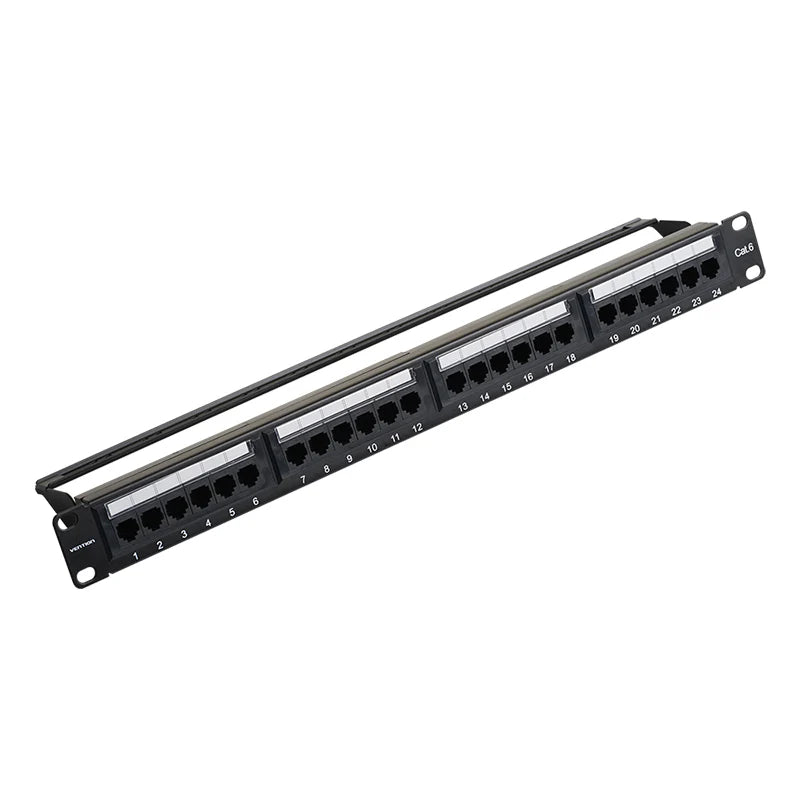 Vention KGCB0 24-Port Cat6 Unshielded Keystone Patch Panel