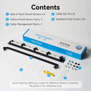 Vention KGCB0 24-Port Cat6 Unshielded Keystone Patch Panel