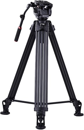 Kingjoy VT-3500 Professional Heavy Duty Video Tripod with VT-3530 Fluid Head