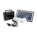 Kamisafe KM-8006A Solar Lighting System – Portable Solar Power Kit with LED Bulbs, USB Phone Charging & Rechargeable Battery