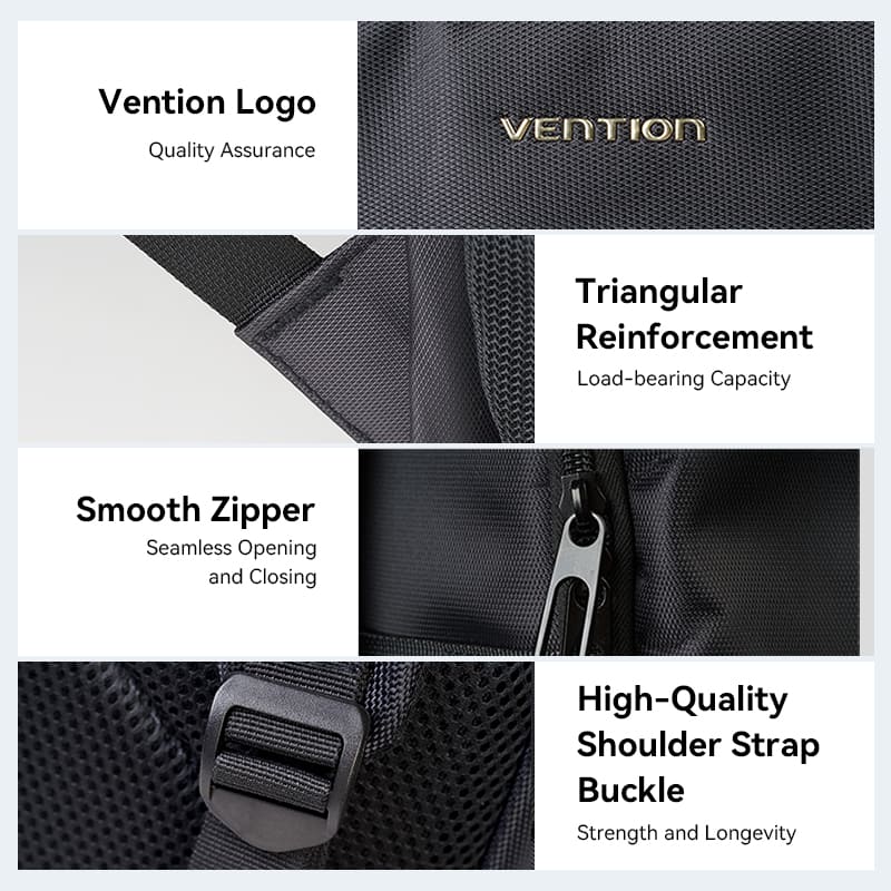 Vention KRMB0 15.6" Laptop Backpack Bag (45cm x 30cm x 15cm)
