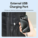 Vention KRRB0 Water-Repellent Anti-Theft Laptop Backpack Bag - (45cm x 30cm x 15cm) with USB Charging Port and Lock